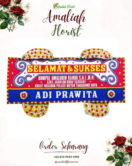 Papan Bunga Ucapan Selamat Ciranggem